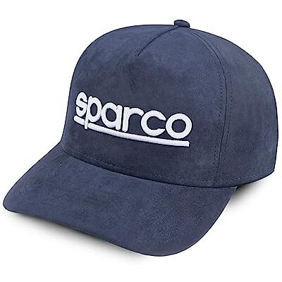Sparco Unisex mössa mocka marinblå basebollkeps, en storlek Sparco Unisex mössa mocka marinblå basebollkeps, en storlek