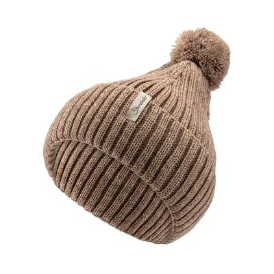 Sterntaler stickad mössa melange, Beige, 51 Sterntaler stickad mössa melange, Beige, 51
