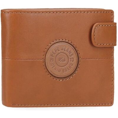 Pepe Jeans Cracker horisontell plånbok med klickstängning beige 11 x 8,5 x 1 cm läder av joumma väskor, beige, Talla única, Horisontell plånbok med klickstängning Pepe Jeans Cracker horisontell plånbok med klickstängning beige 11 x 8,5 x 1 cm läder av joumma väskor, beige, Talla única, Horisontell plånbok med klickstängning