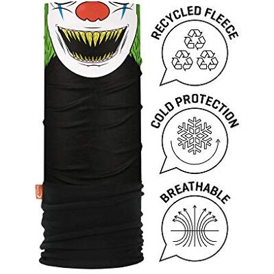 WDX by Wind x-treme Wind X Treme polarwind halsduk med fleece, unisex för vuxna clown i en storlek, polar WDX by Wind x-treme Wind X Treme polarwind halsduk med fleece, unisex för vuxna clown i en storlek, polar