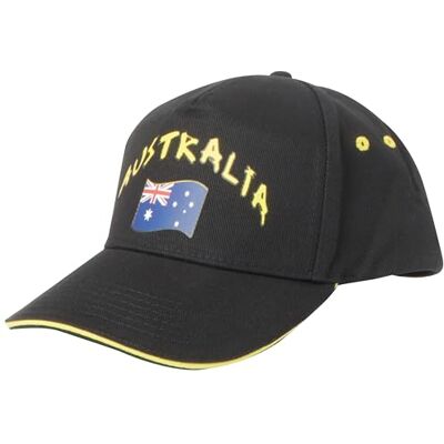 Supportershop Keps Australien, svart, One size Supportershop Keps Australien, svart, One size