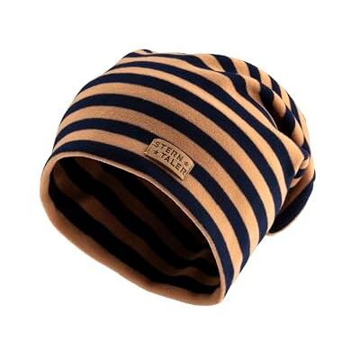 Sterntaler Beanie tryckt med renar – nyfödd mössa med påsydda öronlappar och band, marinblå, 49 Sterntaler Beanie tryckt med renar – nyfödd mössa med påsydda öronlappar och band, marinblå, 49
