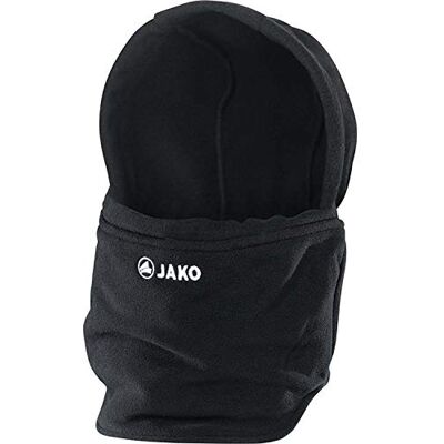 JAKO med mössa halsvärmare, svart, One Size (01) JAKO med mössa halsvärmare, svart, One Size (01)
