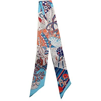 JERLA 100% Mulberry silk Scarf Head Hair Ribbon Handbag Handle wrap Tie Bundle Neckerchief Scarf for women JERLA 100% Mulberry silk Scarf Head Hair Ribbon Handbag Handle wrap Tie Bundle Neckerchief Scarf for women