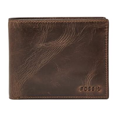 Fossil Derrick Läder eller Polyester Plånbokset för Män Fossil Derrick Läder eller Polyester Plånbokset för Män