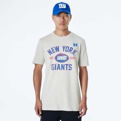 New York Giants New Era keps NFL normal t-shirt nödställd skärmtryck team grafisk sten unisex New York Giants New Era keps NFL normal t-shirt nödställd skärmtryck team grafisk sten unisex