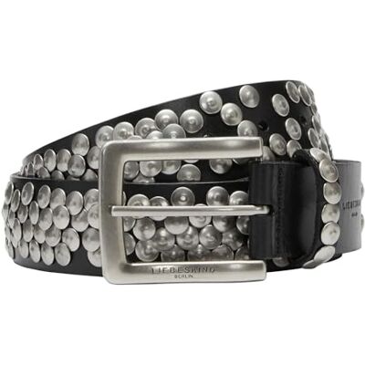 LIEBESKIND kvinnors dubbade H bälte-h 38 mm, Svart, 95 LIEBESKIND kvinnors dubbade H bälte-h 38 mm, Svart, 95