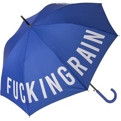 FISURA – Stor paraply "f*cking rain" ungdom blå. Automatisk, vindtålig modell med knapp. Ergonomiskt handtag. Diameter 106 cm. Hållbar och stilren för alla väder. FISURA – Stor paraply "f*cking rain" ungdom blå. Automatisk, vindtålig modell med knapp. Ergonomiskt handtag. Diameter 106 cm. Hållbar och stilren för alla väder.