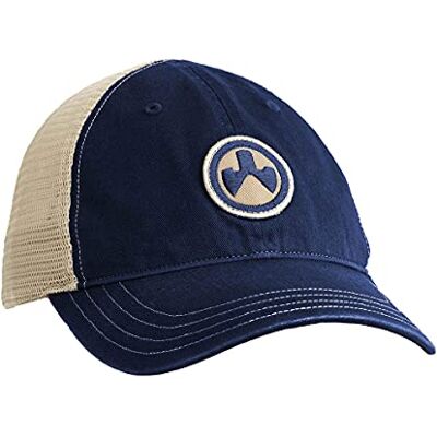 Magpul truckerkeps snapback basebollkeps, en storlek passar, Plagg tvättat marinblå/kak, one size Magpul truckerkeps snapback basebollkeps, en storlek passar, Plagg tvättat marinblå/kak, one size