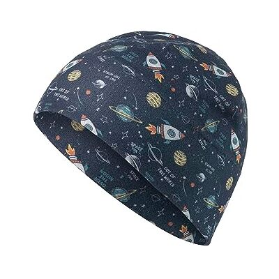 Sterntaler Pojkar beanie rymden mössa, marinblå, 49 cm Sterntaler Pojkar beanie rymden mössa, marinblå, 49 cm