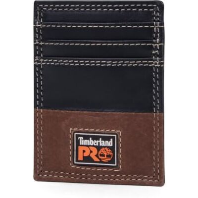 Timberland PRO plånbok i läder för män med sedelklämma tillbehör, Teak, en storlek Timberland PRO plånbok i läder för män med sedelklämma tillbehör, Teak, en storlek