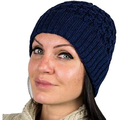 WEST COAST KNITWEAR WEST COAST STKLÄDER Unisex Beanie 100% merinoull hatt mjuk och varm vintermössa, Blått vatten, one size WEST COAST KNITWEAR WEST COAST STKLÄDER Unisex Beanie 100% merinoull hatt mjuk och varm vintermössa, Blått vatten, one size