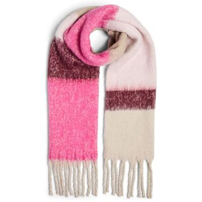 PIECES damer PCBEA lång halsduk NOOS BC vinterhalsduk, Beetroot lila/detalj: färgblockering, En Storlek PIECES damer PCBEA lång halsduk NOOS BC vinterhalsduk, Beetroot lila/detalj: färgblockering, En Storlek