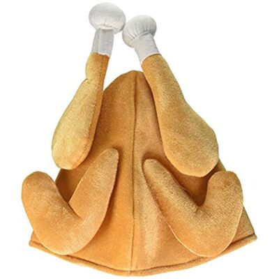 Rubie's Forum Novelties Men's Roasted Turkey Hat, Brown, One Size Rubie's Forum Novelties Men's Roasted Turkey Hat, Brown, One Size