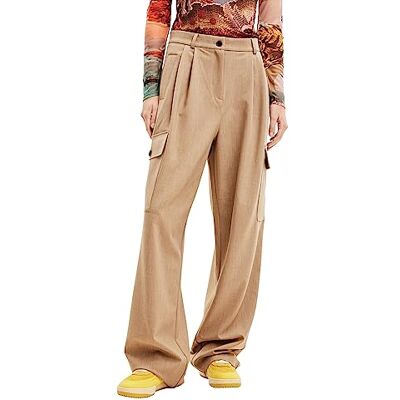 Desigual Pant_Mineral- Lacroix, 6016 TAN, S, BRUN, S Desigual Pant_Mineral- Lacroix, 6016 TAN, S, BRUN, S