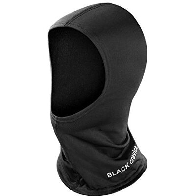 Black Crevice Balaklava I Stormmask män och kvinnor I Varm skidmask av 100% polyester I svart stormmask vinter I skidmask män och kvinnor i tre storlekar S, M, L I köldskydd ansikte Black Crevice Balaklava I Stormmask män och kvinnor I Varm skidmask av 100% polyester I svart stormmask vinter I skidmask män och kvinnor i tre storlekar S, M, L I köldskydd ansikte
