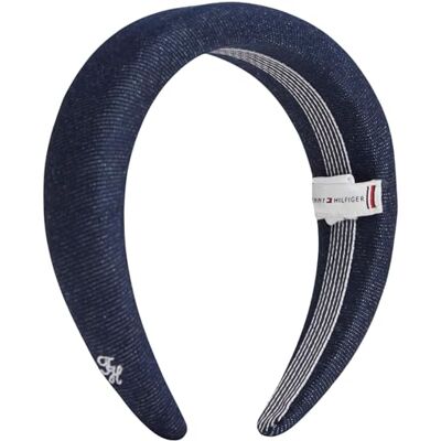 Tommy Hilfiger Dam Th Nautical Denim Pannband AW0AW18661 Huvudband, Blå, En Storlek Tommy Hilfiger Dam Th Nautical Denim Pannband AW0AW18661 Huvudband, Blå, En Storlek