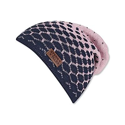 Sterntaler Unisex baby stickad mössa lutning mössa, marinblå, 51 cm Sterntaler Unisex baby stickad mössa lutning mössa, marinblå, 51 cm