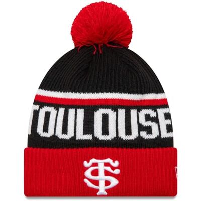 New Era herr sport stickad stade Toulousain en storlek passar de flesta röda, Röd, one size New Era herr sport stickad stade Toulousain en storlek passar de flesta röda, Röd, one size