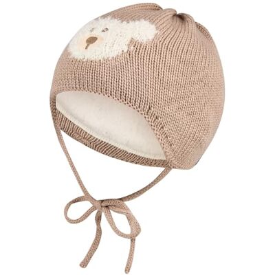 Sterntaler stickad mössa björn, Beige, 45 Sterntaler stickad mössa björn, Beige, 45