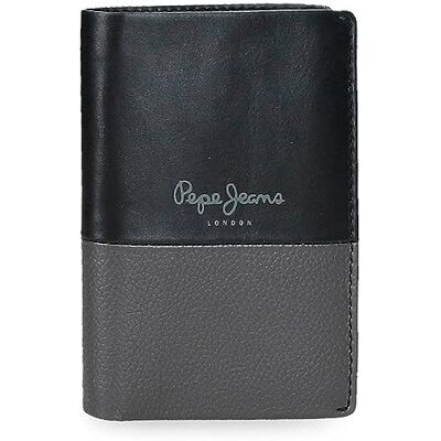 Pepe Jeans Dual Vertikal plånbok med plånbok Svart 8,5x11,5x1 cms Läder, Svart, Talla única, Vertikal plånbok med plånbok Pepe Jeans Dual Vertikal plånbok med plånbok Svart 8,5x11,5x1 cms Läder, Svart, Talla única, Vertikal plånbok med plånbok