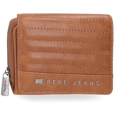Pepe Jeans Biker plånbok med myntväska brun 10 x 8 x 3 cm polyester med detaljer i konstläder av Joumma väskor, Brun, Talla única, Plånbok Pepe Jeans Biker plånbok med myntväska brun 10 x 8 x 3 cm polyester med detaljer i konstläder av Joumma väskor, Brun, Talla única, Plånbok