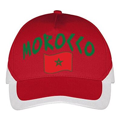 Supportershop Marocko herrmössa, röd, medium Supportershop Marocko herrmössa, röd, medium