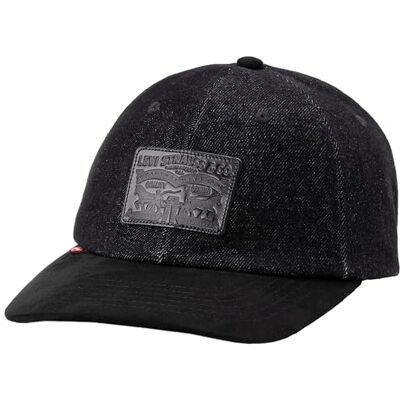 Levi's Relaxed Dad Heritage Cap, Regular Black, One Man, REGULAR SVART, One size Levi's Relaxed Dad Heritage Cap, Regular Black, One Man, REGULAR SVART, One size