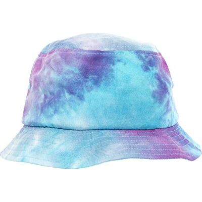 Flexfit Uni Festival Print Bucket Hat fiskehatt, lila turkos, en storlek Flexfit Uni Festival Print Bucket Hat fiskehatt, lila turkos, en storlek