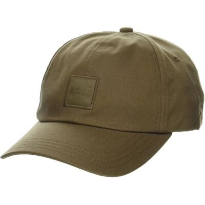 Boss Herr Tonal Square Logo Cotton Twill Hat basebollkeps, Mandelsmör brun, one size Boss Herr Tonal Square Logo Cotton Twill Hat basebollkeps, Mandelsmör brun, one size