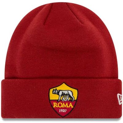 AS Roma New Era Core Cuff Beanie HRD, MÖRD, M-L AS Roma New Era Core Cuff Beanie HRD, MÖRD, M-L