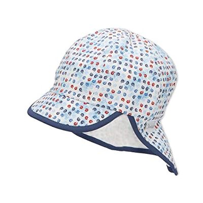 Sterntaler pojkar Schirmmütze Mit Nackenschutz Flash Solhatt, Vitt, 6.5 Sterntaler pojkar Schirmmütze Mit Nackenschutz Flash Solhatt, Vitt, 6.5