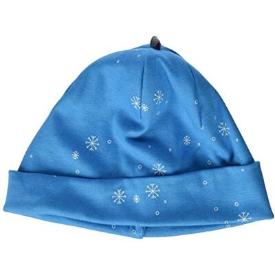 loud + proud Unisex barntryck beanie-mössa, Aqua, 110/116 cm loud + proud Unisex barntryck beanie-mössa, Aqua, 110/116 cm