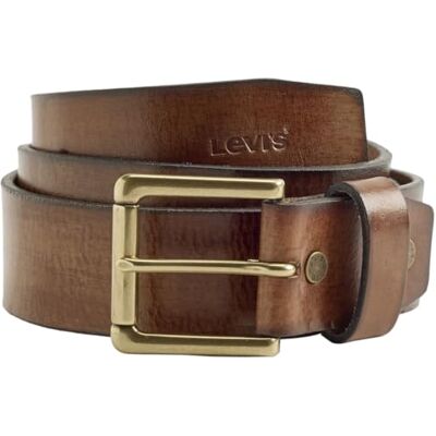 Levi's Elevated Heritage Belts, läderbrun, 85, Läder brun, 85 Levi's Elevated Heritage Belts, läderbrun, 85, Läder brun, 85