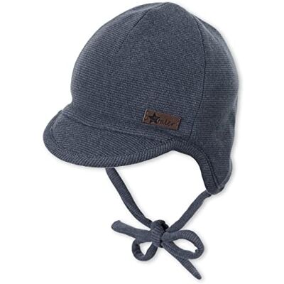 Sterntaler Schirmmütze Streifen, Hatt barn, Blau Melange, blau melange Sterntaler Schirmmütze Streifen, Hatt barn, Blau Melange, blau melange
