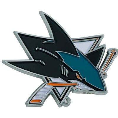 FANMATS NHL San Jose Sharks färg emblem färg emblem, lagfärger, en storlek, 25088 FANMATS NHL San Jose Sharks färg emblem färg emblem, lagfärger, en storlek, 25088