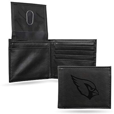 Rico Industries NFL lasergraverad plånbok med kulle, svart Lagfärg 3.5 x 4.25-inches Rico Industries NFL lasergraverad plånbok med kulle, svart Lagfärg 3.5 x 4.25-inches
