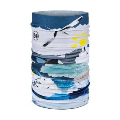 Buff CoolNet UV® flexibel halsdamask, UPF50-skydd, lätt, elastisk, återvunnet material, sport, sommar blå en storlek Buff CoolNet UV® flexibel halsdamask, UPF50-skydd, lätt, elastisk, återvunnet material, sport, sommar blå en storlek