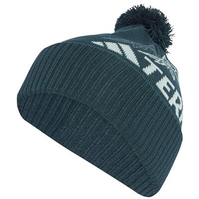adidas Unisex Vuxen Terrex Xploric Pom Pom Beanie, Aurora Ivy, M adidas Unisex Vuxen Terrex Xploric Pom Pom Beanie, Aurora Ivy, M