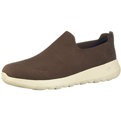 Skechers Go Max Herrskor, atletiska, luftnät, slip-on, promenadsko, sneaker, Brun, 7.5 X-Wide Skechers Go Max Herrskor, atletiska, luftnät, slip-on, promenadsko, sneaker, Brun, 7.5 X-Wide