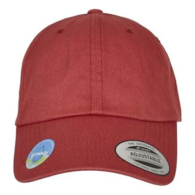 Flexfit Unisex Ecowash Dad Cap Baseballkeps, Ros, One Size Flexfit Unisex Ecowash Dad Cap Baseballkeps, Ros, One Size