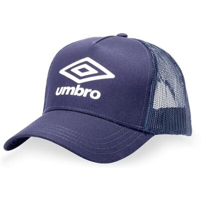 Umbro Justerbar keps för män och kvinnor, original basebollkeps, marinblå/vit, One size Umbro Justerbar keps för män och kvinnor, original basebollkeps, marinblå/vit, One size