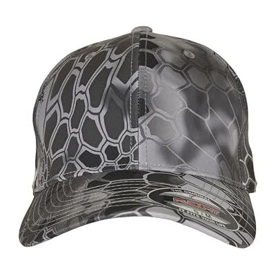 Flexfit Yupoong Unisex baseballkeps med licensierad kryptek kamouflagemönster, flexband inuti, sportig passform keps, storlek S/M eller L/XL (54–61 cm huvudomkrets), raid, S-M Flexfit Yupoong Unisex baseballkeps med licensierad kryptek kamouflagemönster, flexband inuti, sportig passform keps, storlek S/M eller L/XL (54–61 cm huvudomkrets), raid, S-M