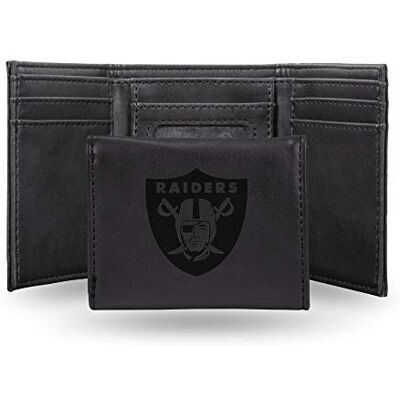 Rico Industries NFL lasergraverad tredelad plånbok, brun Lagfärg 3.25 x 4-inches Rico Industries NFL lasergraverad tredelad plånbok, brun Lagfärg 3.25 x 4-inches