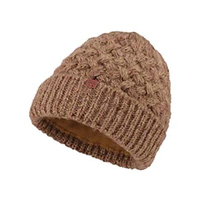 Bickley & Mitchell BICKLEY + MITCHELL Dam mjuk tjock struktur mössa hatt, BRUN TWIST, en storlek Bickley & Mitchell BICKLEY + MITCHELL Dam mjuk tjock struktur mössa hatt, BRUN TWIST, en storlek