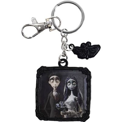 SD toys Nyckelring i metall bröllop bruden döda bruden (Corpse Bride), Silver, S, Vintage SD toys Nyckelring i metall bröllop bruden döda bruden (Corpse Bride), Silver, S, Vintage
