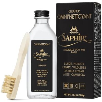 SAPHIR Safir Pommadier medalj D`or 1925, rengöringsmedel av råläder, transparent, 100 ml SAPHIR Safir Pommadier medalj D`or 1925, rengöringsmedel av råläder, transparent, 100 ml