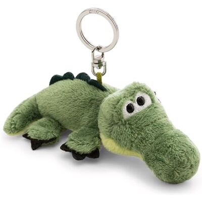 NICI Nyckelring, Krokodil 10 cm, grön, en trogen plyschkompis för ryggsäck eller väska, nyckelhållare för både små och stora 62399 NICI Nyckelring, Krokodil 10 cm, grön, en trogen plyschkompis för ryggsäck eller väska, nyckelhållare för både små och stora 62399