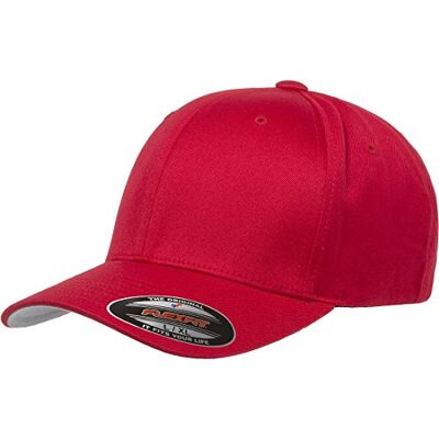 Flexfit herr atletisk baseball anpassad keps, Röd, L/XL Flexfit herr atletisk baseball anpassad keps, Röd, L/XL