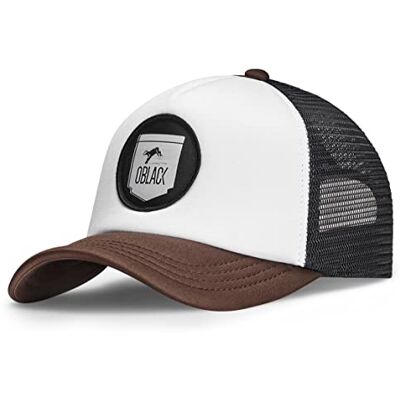 Oblack Herrkepsar Löpning Truckerkeps Andningsbar sommar basebollkeps Bone Homem dam Justerbar keps med visir Chapeus solskydd, Brun, one size Oblack Herrkepsar Löpning Truckerkeps Andningsbar sommar basebollkeps Bone Homem dam Justerbar keps med visir Chapeus solskydd, Brun, one size